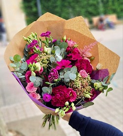 Camaïeu de violet, fuchsia et rose