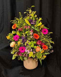 'Acidulé' : Tons Orange, fuchsia, jaune