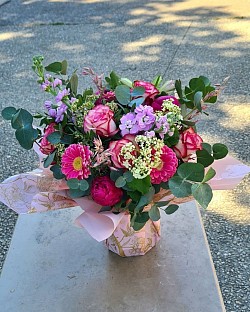 'Rosita'  camaïeu de rose fushia et parme